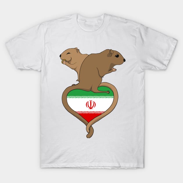 Gerbil Iran (light) T-Shirt by RampArt